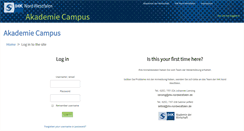 Desktop Screenshot of campus.ihk-bildung.de