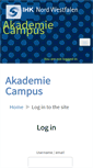 Mobile Screenshot of campus.ihk-bildung.de